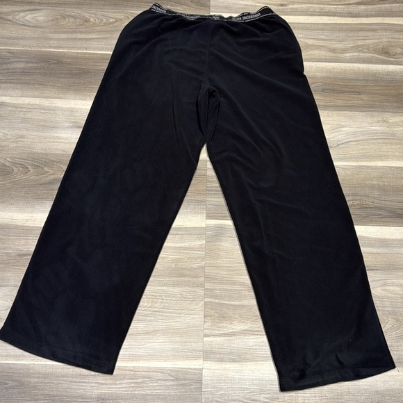 🏁 Joe Boxer Black fleece Sweatpants Comfortable Athletic Wear size large - Picture 5 of 6